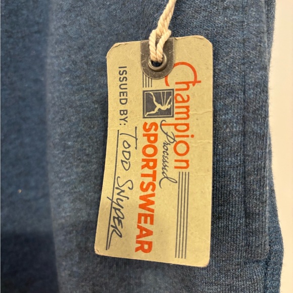 Champion Blue Sportswear Todd Snyder NWT M - Picture 3 of 4